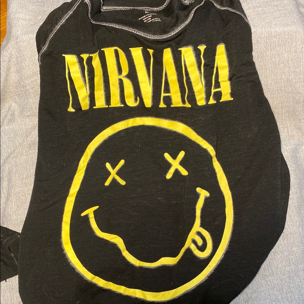 Target Black and Yellow Nirvana Sweatshirt
